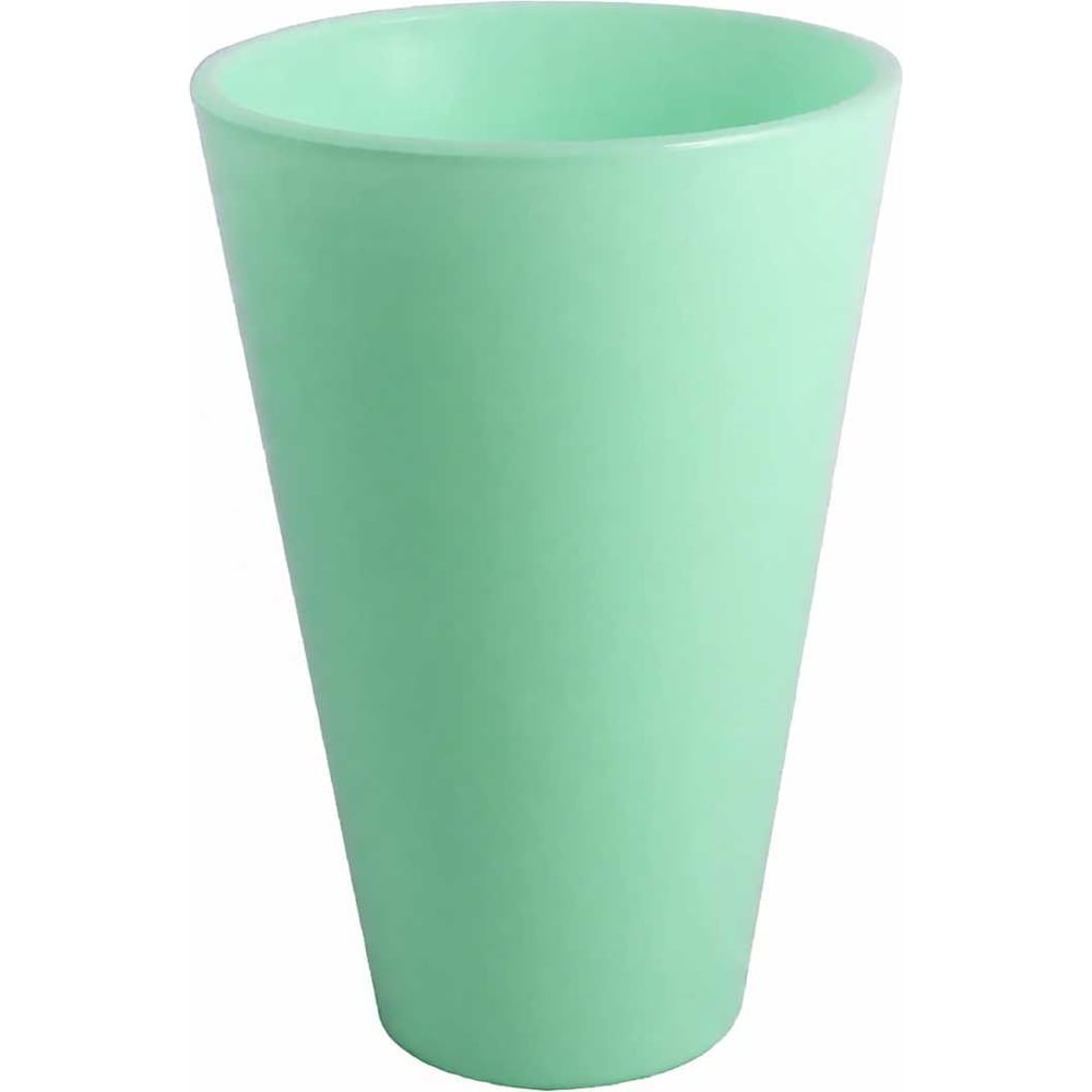Изображение товара Кашпо ЭЛЕТЕХ прозрачное, круглое, мятное, Ø 140×h 210 мм 4840157003