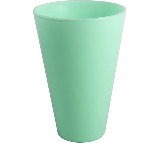 Изображение товара Кашпо ЭЛЕТЕХ прозрачное, круглое, мятное, Ø 140×h 210 мм 4840157003