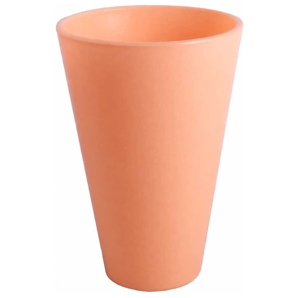 Изображение товара Кашпо ЭЛЕТЕХ прозрачное, круглое, персиковое, Ø 140×h 210 мм 4840157011