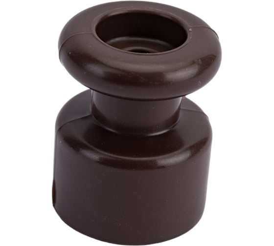 Изображение товара Изолятор Bylectrica упаковка 10шт. для витых проводов, серия РЕТРО, ЮЛИГ.757522.014 шоколад