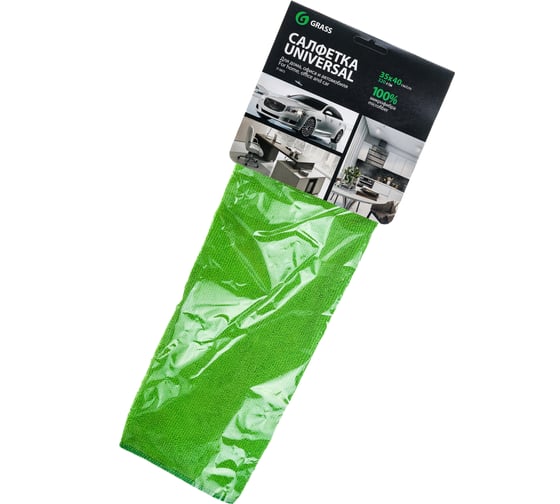 Изображение товара Салфетка Grass микрофибра 320 г/м 35х40, 1 шт. УПАК IT-0615