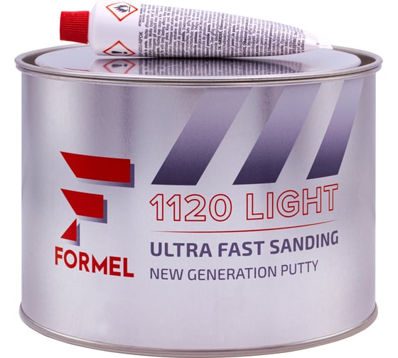 Изображение товара Шпатлевка FORMEL 1120 (полиэфирная; универсальная; сверхлегкая; 1500 мл) FM-1122