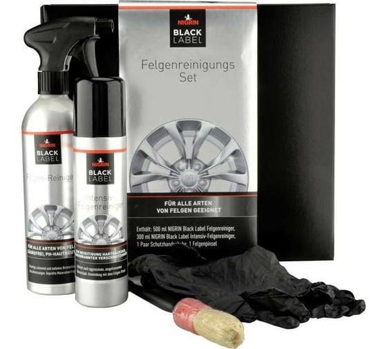 Изображение товара Премиум набор для полной очистки дисков NIGRIN BLACK LABEL 72060