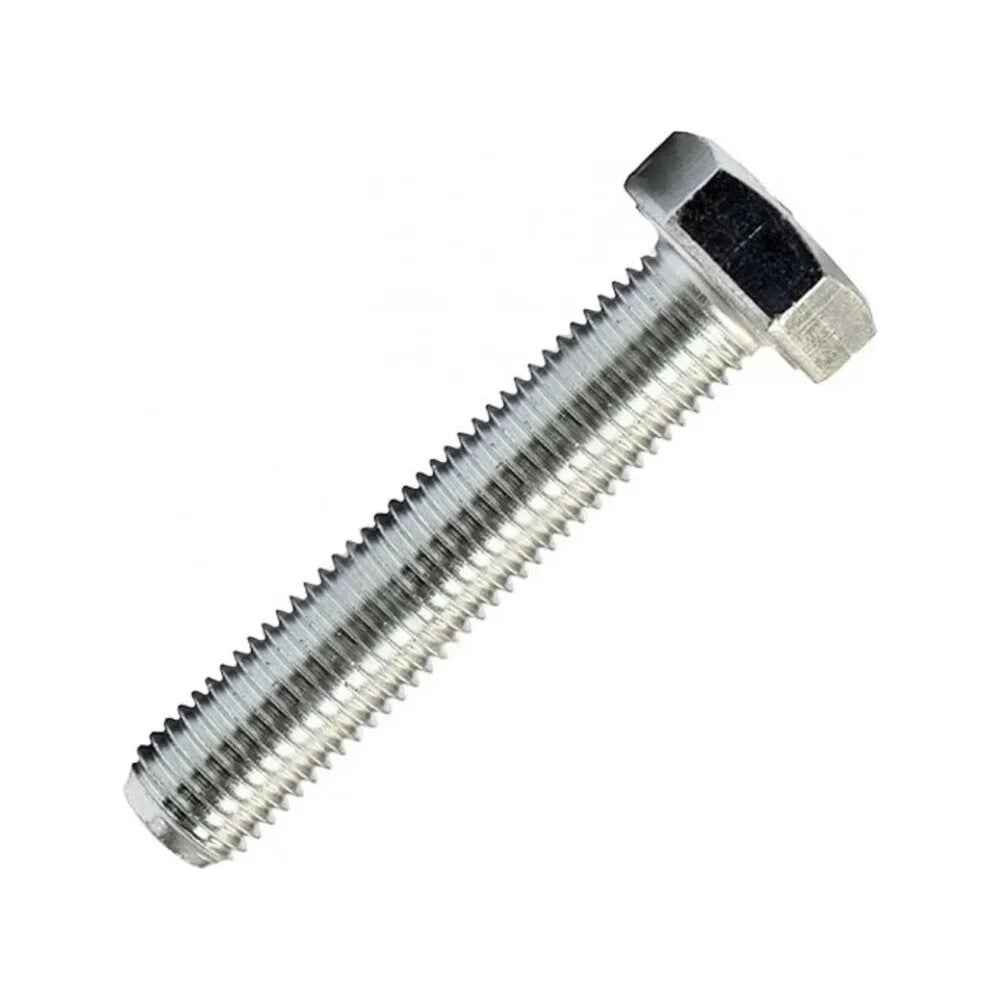 Изображение товара Болт Саморезик М6х30 с ш/гр головкой цинк DIN 933 (200ф) пр. 5,8 DIN933/6х30-200