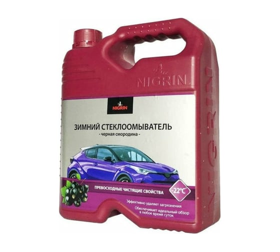 Изображение товара Зимняя стеклоомывающая жидкость NIGRIN 22C 4 л Gel4W22