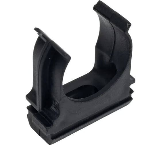 Изображение товара Крепеж-клипса для труб STEKKER для прямогомонтажа черная в п/э D20 мм (100 шт 50768