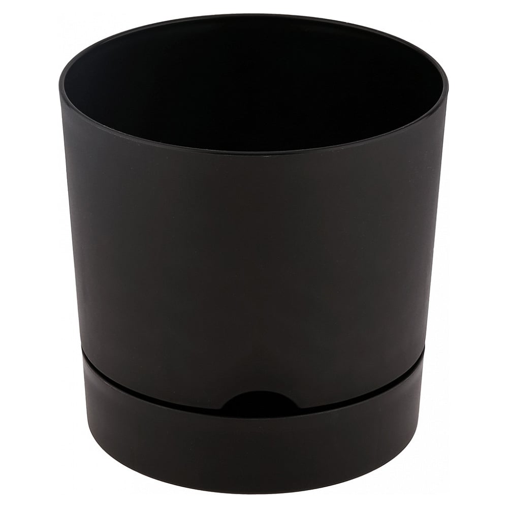 Изображение товара Горшок Аласта Гранд D17 3л с поддоном черный