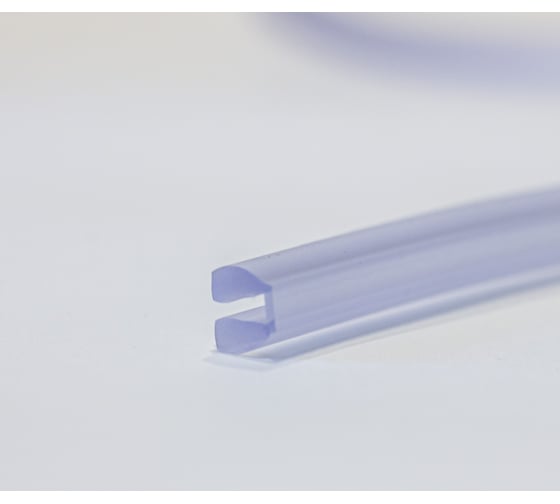 Изображение товара Уплотнитель силиконовый ООО "КОМЕД" П-образный для стекол и зеркал 4 мм, 10 метров К0093-10