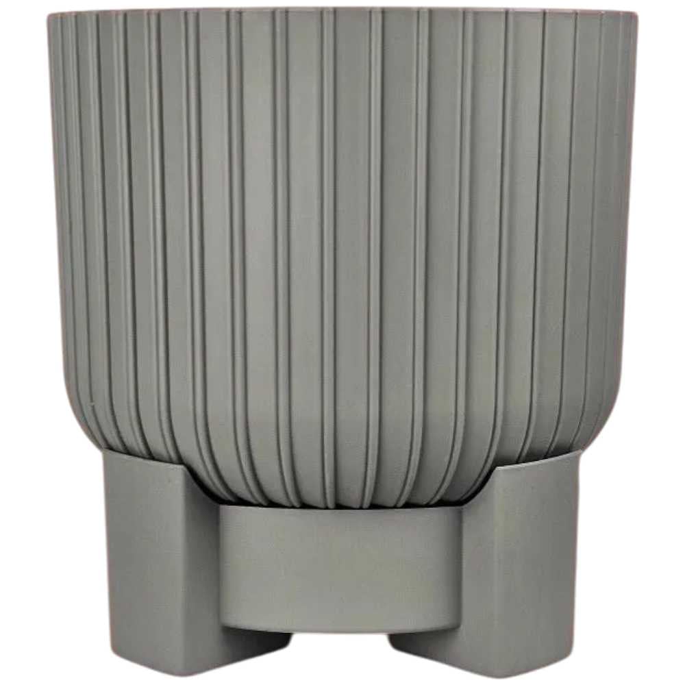 Изображение товара Горшок для цветов Аласта Торин 3.3л серый муссон разборный с поддоном