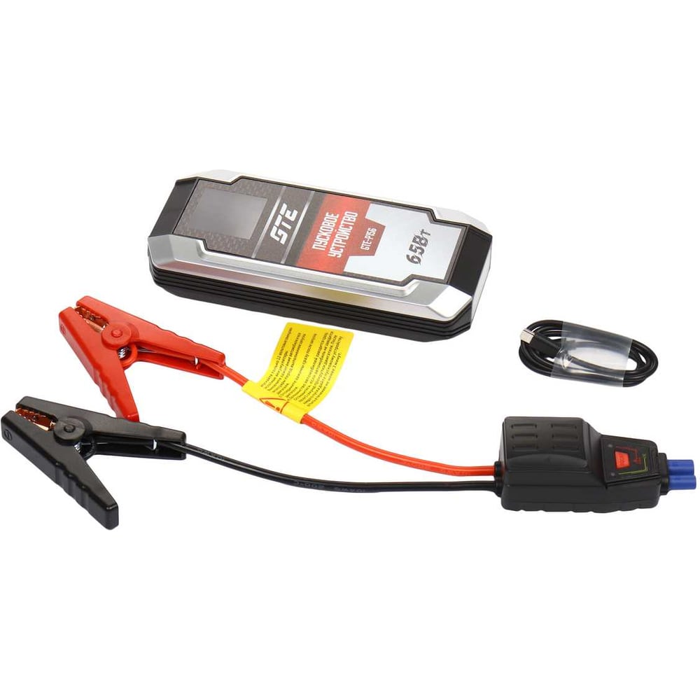 Изображение товара Пусковое устройство GTE 5В-20В 12В 16Ач пиковый ток 1500A профессиональный