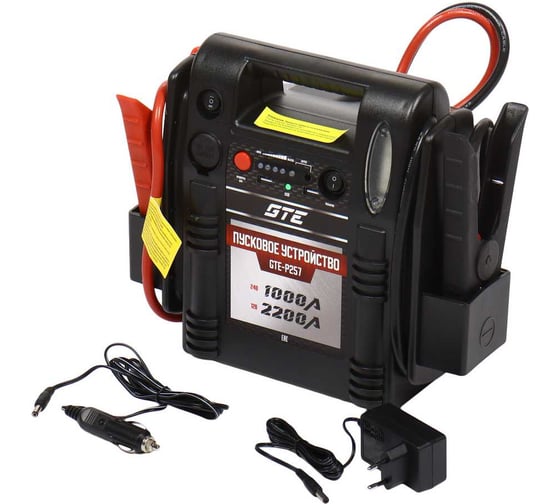 Изображение товара Пусковое устройство GTE 12В/24В, 2*22Ач, пиковый ток 2200А /1 GTE-P257