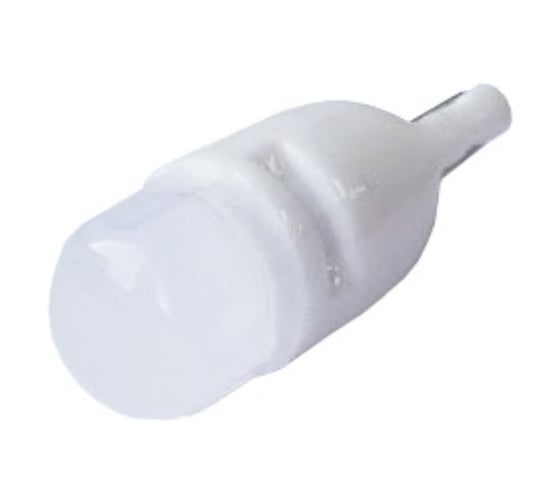 Изображение товара Автолампа светодиодная LONGTEK W5W(T10) 12V 0,34W W2,1x9,5d Ceramika White (БЕЛЫЙ,3528/2), комплект 2 шт T10-0037W