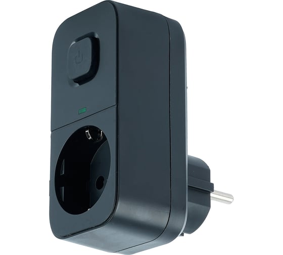 Изображение товара Сетевой фильтр STEKKER 1-местный, с заземлением, 220В,16А, с выключателем, серия Nova 50691