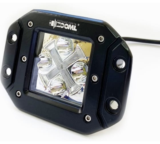 Изображение товара Рабочий свет ZOOML 9-30V 12W 6000К  Active (Epistar/4, направленный, 120x90x75) WL-4S05-H