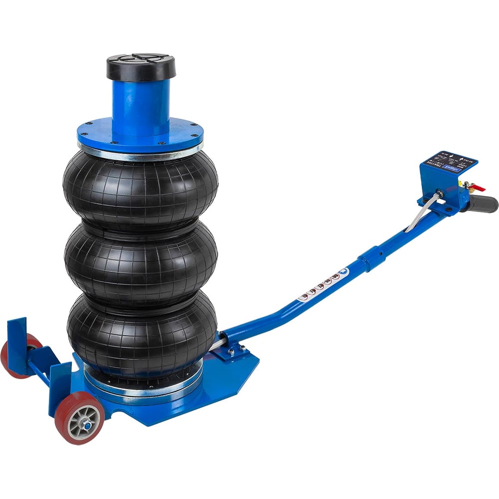 Изображение товара Домкрат подкатной пневматический Scheppach 3 т Sch-TRA1724 надежный и легкий для подъема грузов