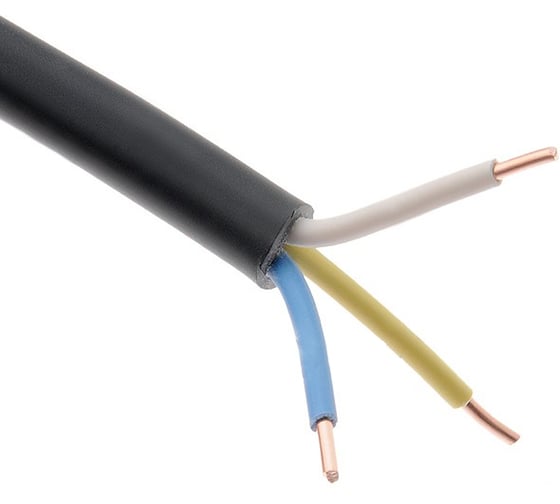 Изображение товара Электрокабель ВВГнг(А)-LSLTx /ГОСТ MW 3х1,5-0,66 бухта 100м черный Ч-0,1