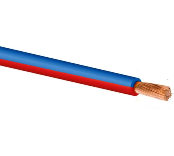 Изображение товара Электропровод ПуГВ (ГОСТ) 1х0,75 сине-красный 500 м. бухта MW ПуГВ (ГОСТ) 1х0,75 сине-красный-0,1