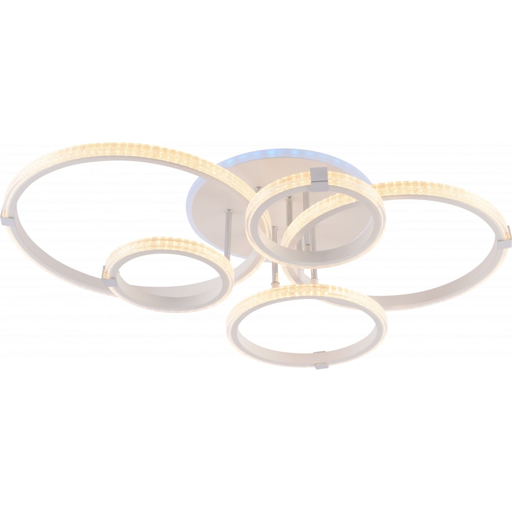 Изображение товара Люстра Росток DK06354/5 PR WT+CR с RGB и регулируемой цветовой температурой 74,5 см