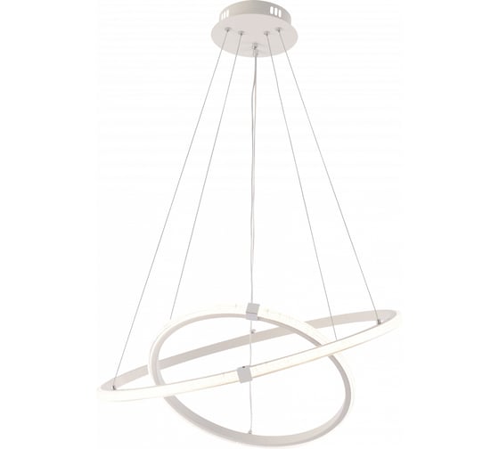 Изображение товара Люстра Росток DK06360/2 PR WT+CR белый/хром 108W LED 3000K-6000K d610 ПДУ(ИК) диммер, HN24 988387493