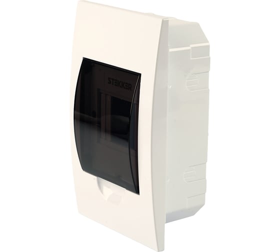 Изображение товара Бокс встраиваемый STEKKER EBX50-4/04-50 4 модуля, белый, пластик, IP50, серия ArcaLight 50508