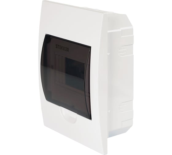 Изображение товара Бокс встраиваемый STEKKER EBX50-4/06-50 6 модулей, белый, пластик, IP50, серия ArcaLight 50509