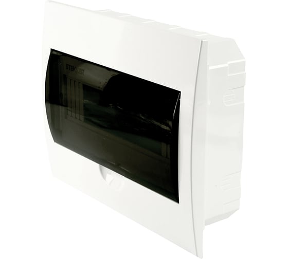 Изображение товара Бокс встраиваемый STEKKER EBX50-4/12-50 12 модулей, белый, пластик, IP50, серия ArcaLight 50512