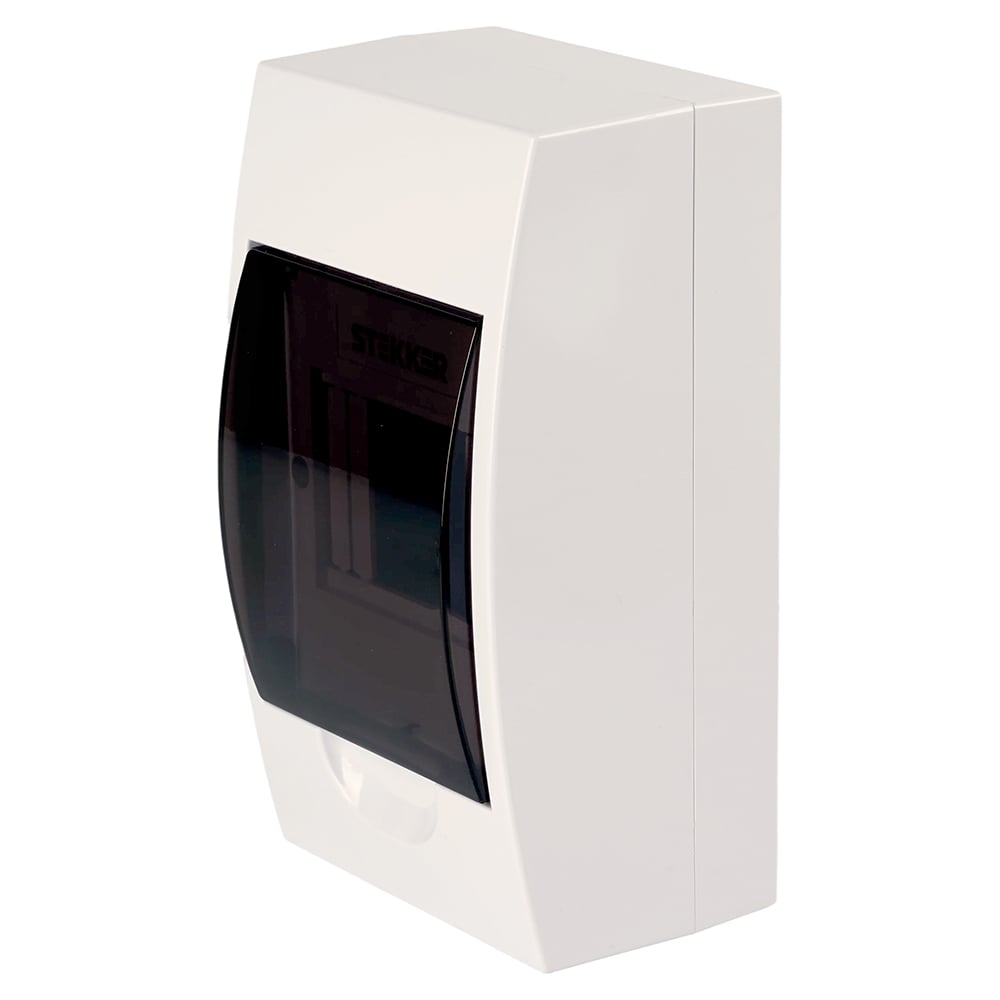 Изображение товара Бокс настенный STEKKER EBX50-5/04-50 4 модуля, белый, пластик, IP50, серия ArcaLight 50518