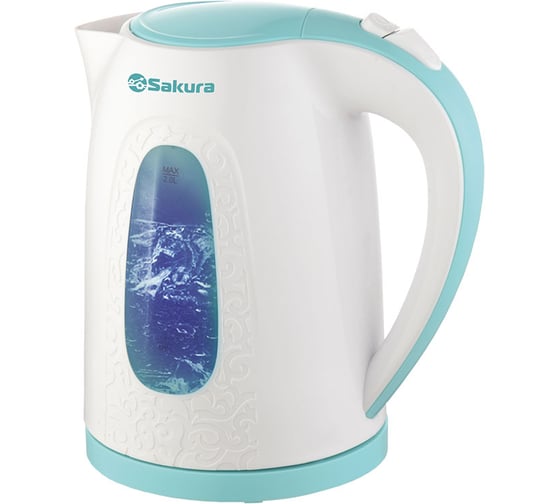 Изображение товара Чайник электрический Sakura SA-2345WBL (2.0) бел/мор волна РТ-00061119