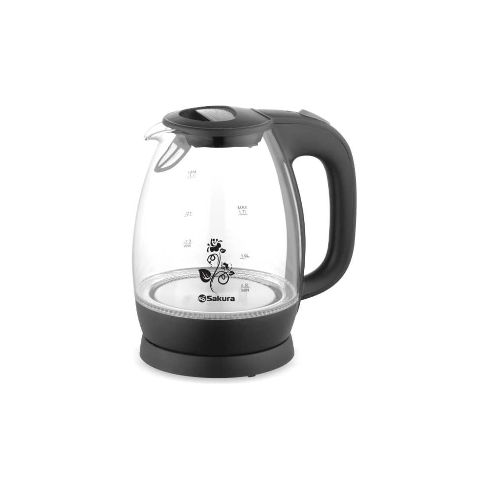 Изображение товара Чайник электрический Sakura SA-2715BK (1.7) стекл подсветка РТ-00001168