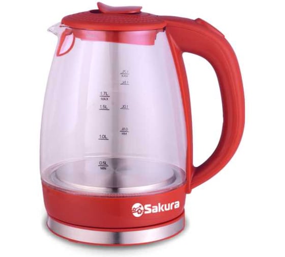 Изображение товара Чайник электрический Sakura SA-2717R (1.7) стекл подсветка сочн арбуз РТ-00050706