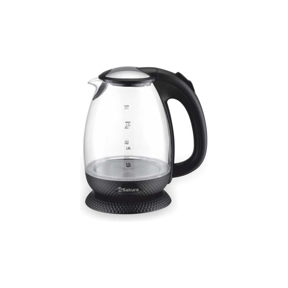 Изображение товара Чайник электрический Sakura SA-2721BK (1.7) стекл подсветка РТ-00054727