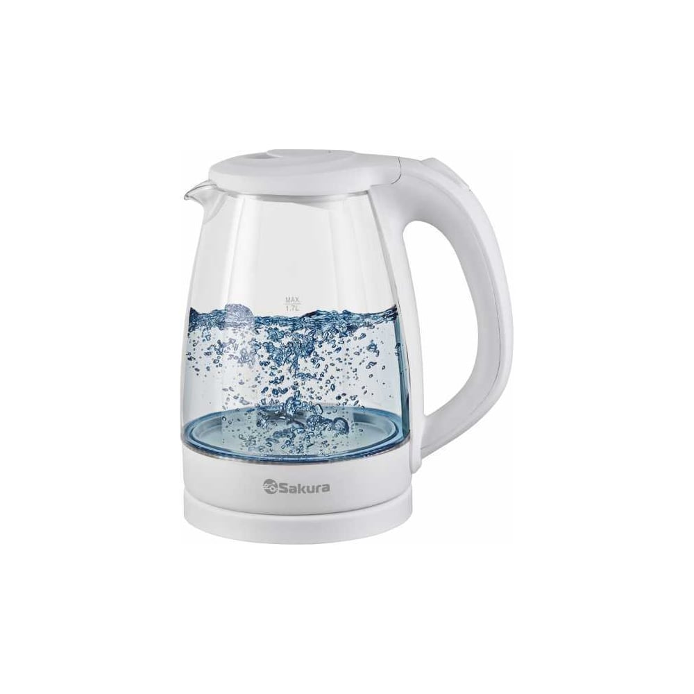 Изображение товара Чайник электрический Sakura SA-2733W (1.7) стекл LED подсветкаетка РТ-00070613