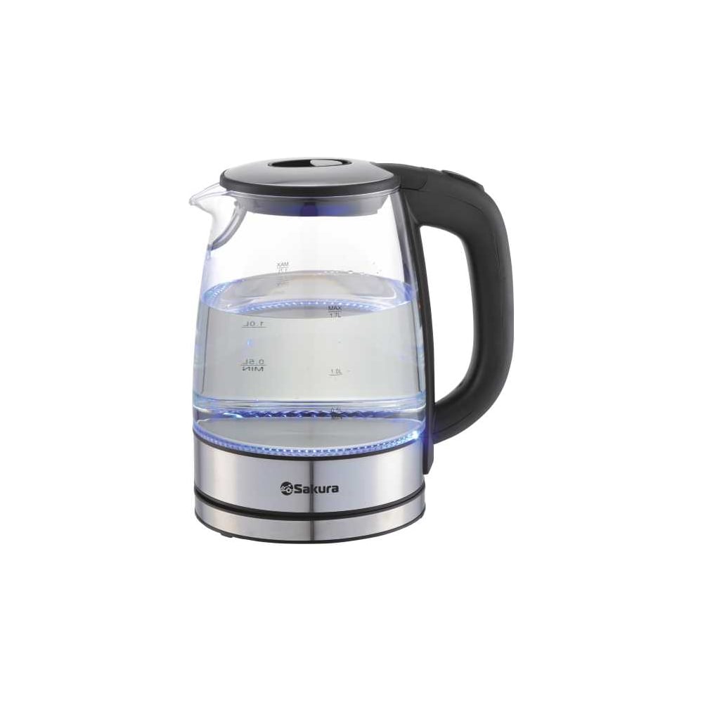 Изображение товара Чайник электрический Sakura SA-2725BK (1.7) стекл подсветка РТ-00056718
