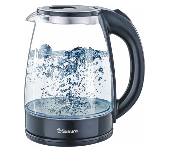 Изображение товара Чайник электрический Sakura SA-2734BK (1.8) стекл точечн.подсветка РТ-00068347