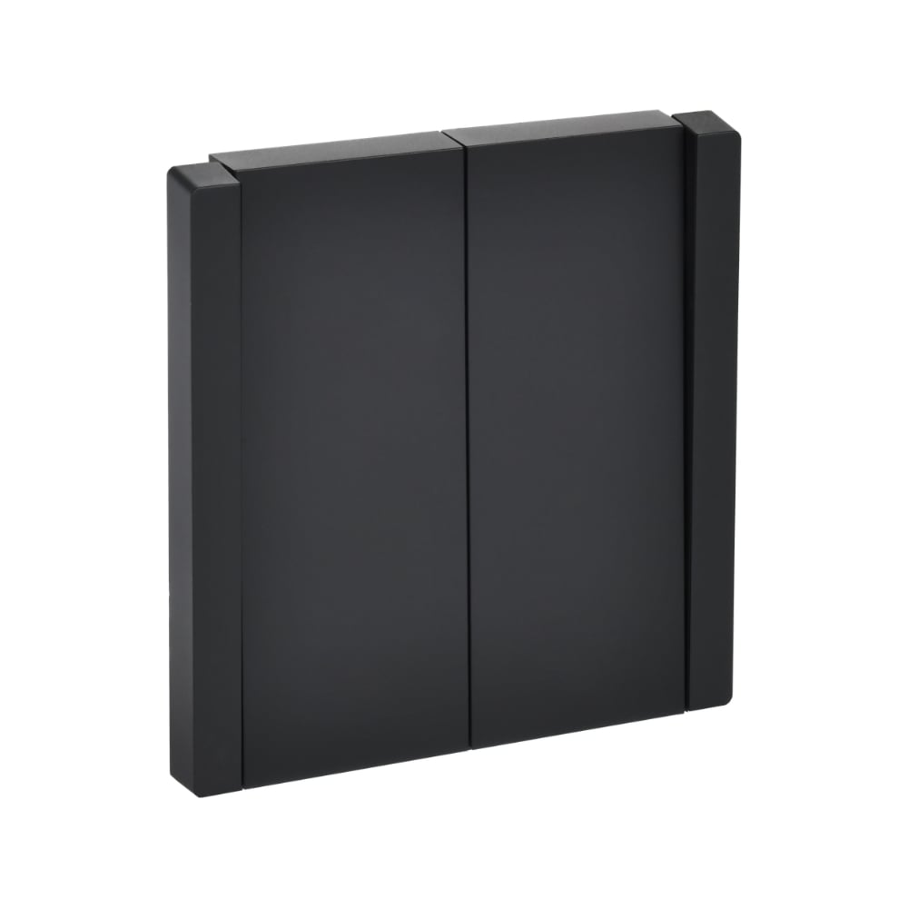 Изображение товара Выключатель 2-клавишный перекрестный IEK FORTE&PIANO FP109 черный 10А