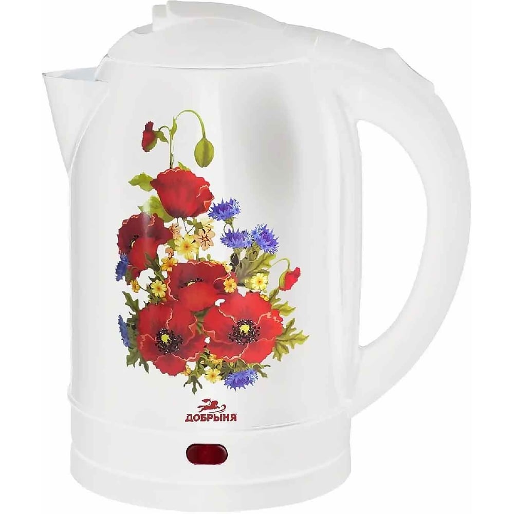 Изображение товара Электрический чайник Добрыня DO-1275 белый 2 л 2000 Вт
