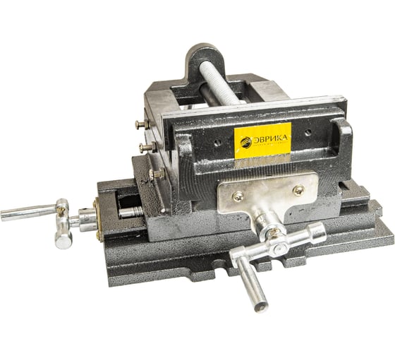 Изображение товара Тиски станочные ЭВРИКА ER-191150 с винтовыми механизмами для регулировки направления вперед-назад 562312
