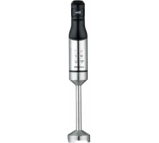 Изображение товара Блендер SAKURA SA-6268BK Premium 1200Вт, 20 скоростей, DC мотор стальн.насадка УТ000001909
