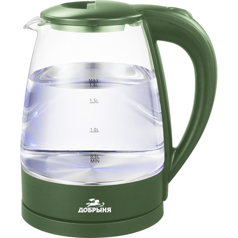 Изображение товара Электрический чайник Добрыня DO-1274G 1.8 л с защитой и подсветкой