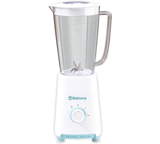 Изображение товара Блендер настольный SAKURA SA-6257W 500Вт, 1.0л, 2 скорости, импульсный режим РТ-00067029