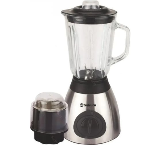 Изображение товара Блендер настольный SAKURA SA-6231MS 800Вт, 1.5л, стекло, 5 скоростей, 8 нож мельн 00000039754