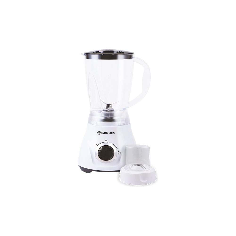 Изображение товара Настольный блендер Sakura SA-6254W 600Вт 1.5л два режима перемешивания