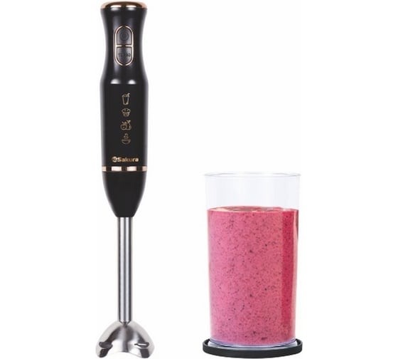 Изображение товара Блендерный набор SAKURA SA-6263MBK 600 Вт DC мотор стакан УТ000001803