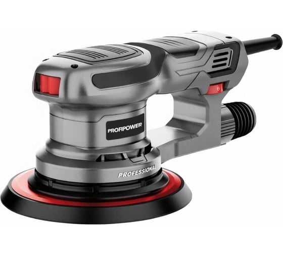 Изображение товара Бесщеточная сетевая шлифмашина эксцентриковая Profipower МШЭ-150 (150мм, 350Вт, бесщеточный, 4000-10000 об/мин, 5мм амплитуда, кабель 5м) E0309