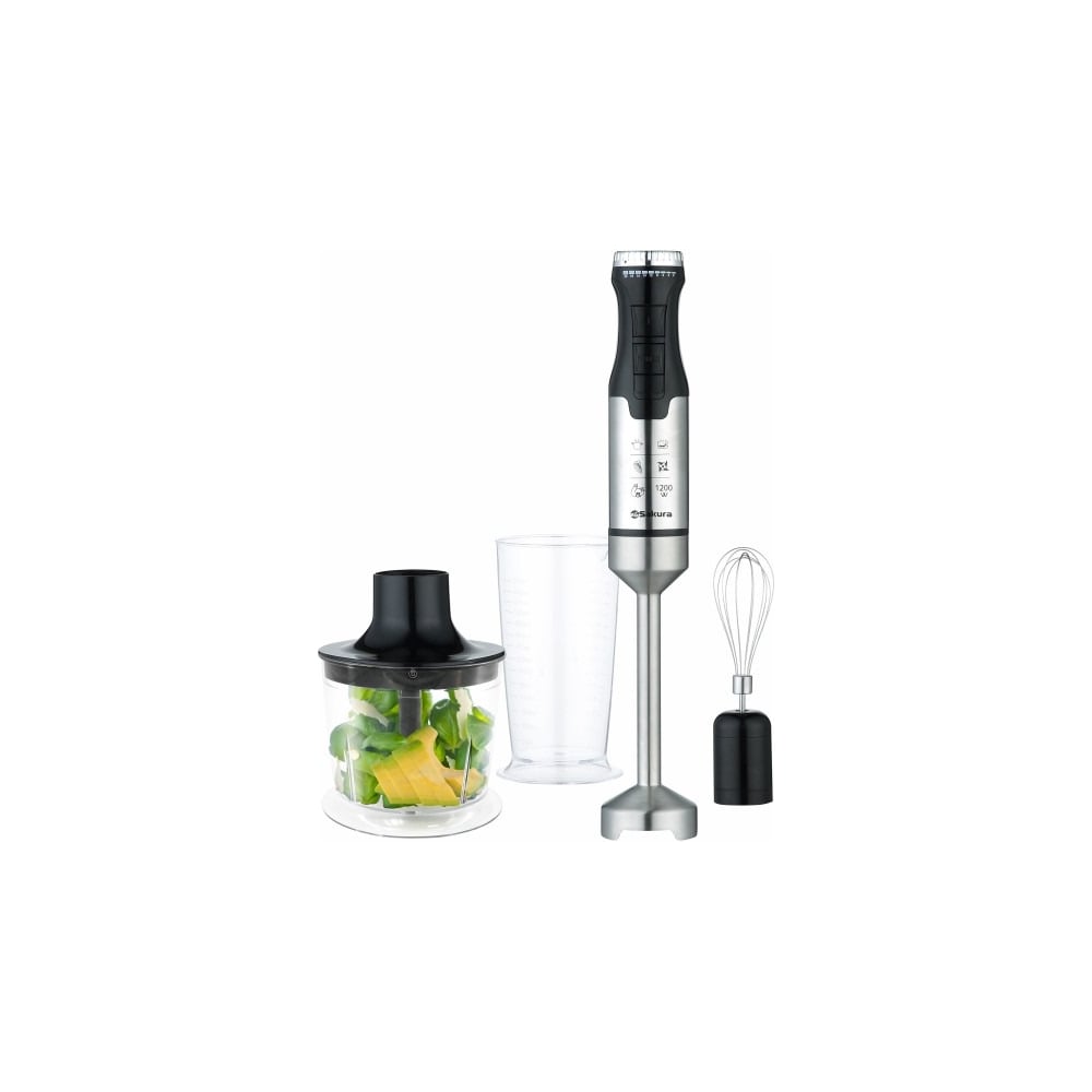 Изображение товара Блендерный набор Sakura SA-6265SW 800 Вт с насадками для пюрирования и венчиком