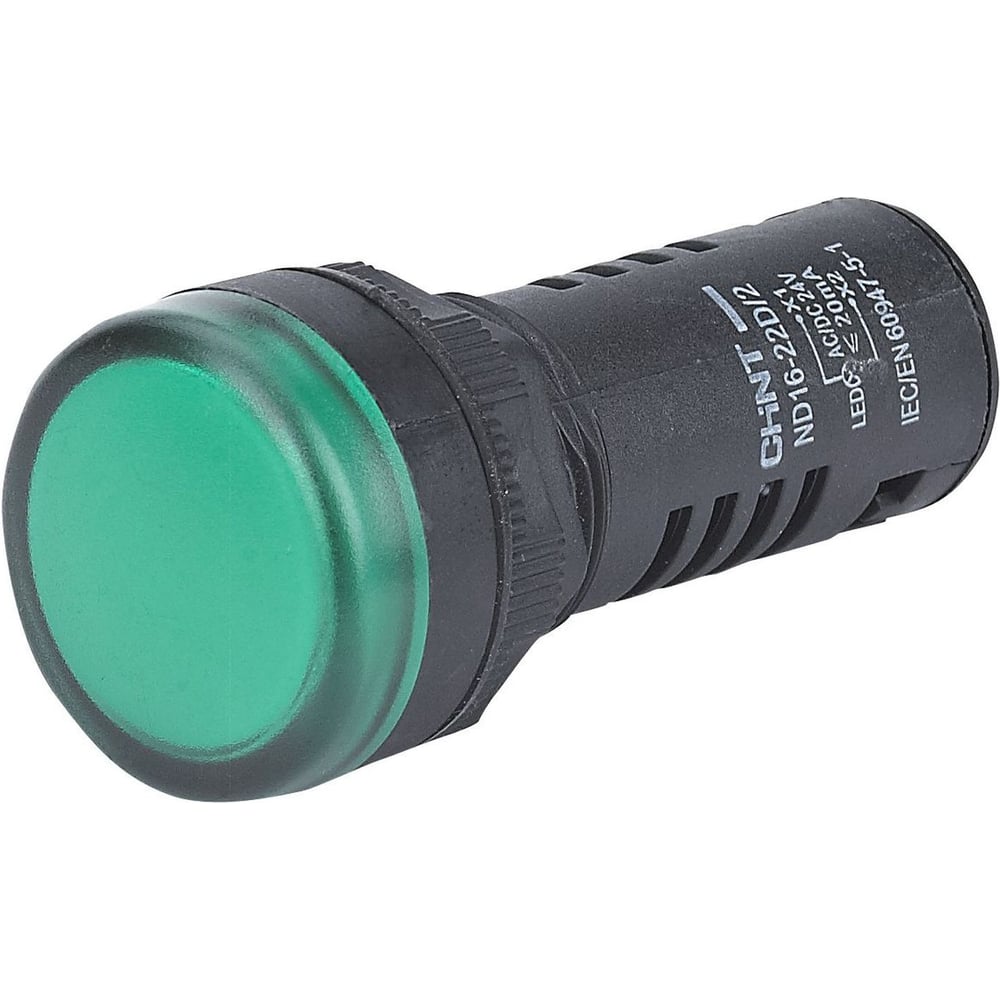 Изображение товара Индикатор CHINT ND16-22D/2C зеленый встроенный светодиод IP65