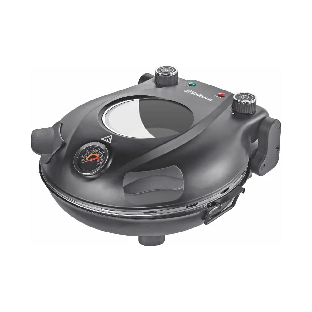 Изображение товара Мини-духовка SAKURA SA-7029TWB с керамогранитным камнем и термостойким стеклом