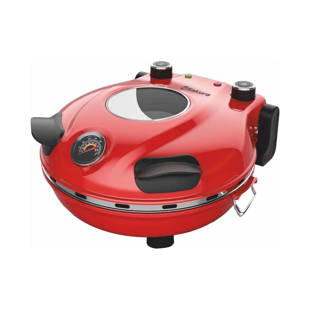 Изображение товара Мини-духовка SAKURA SA-7029TWR с керамогранитным камнем термоокном и мощностью 1200 Вт