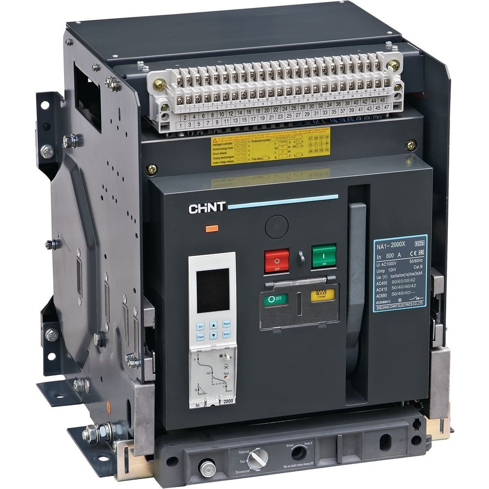 Изображение товара Автоматический выключатель CHINT NA1-2000-1250M/3P 1250А 80кА тип М AC230В выкатной