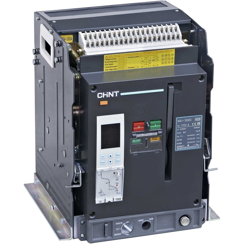 Изображение товара Автоматический воздушный выключатель CHINT NA1-1000-1000M/3P стационарный 1000А